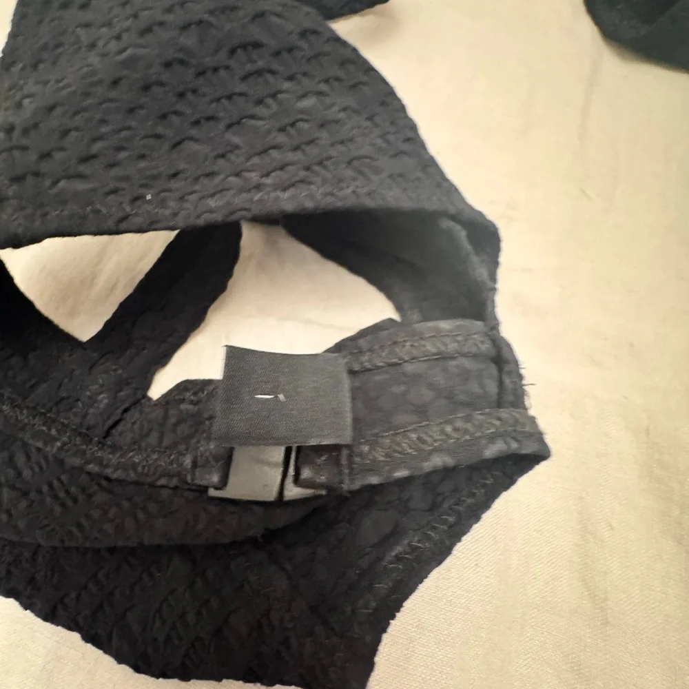 Lisa Marie Fernandez Black High-Waisted Bikini Set - Size 1 (US 2-4) - Picture 8 of 10